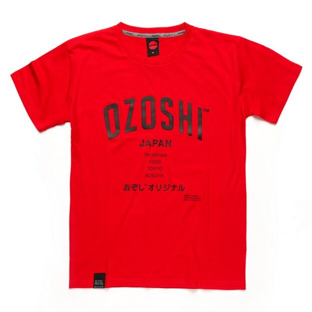 Ozoshi Atsumi M T-shirt red O20TS007