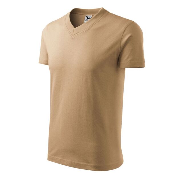Malfini V-neck T-shirt M MLI-10208 sand