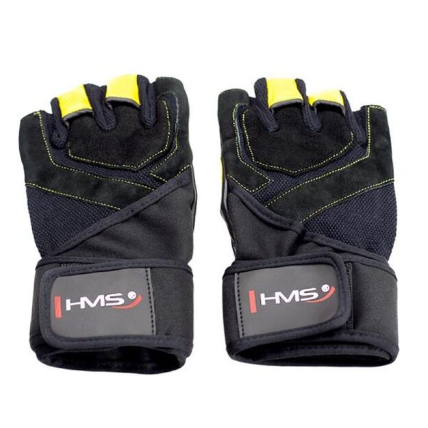 Gym Gloves Black/Yellow HMS RST01 rL