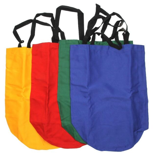 Jumping bag with handles