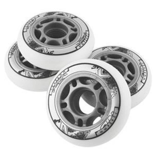PU 80x24 82A WHITE WHEELS (4 pcs.) NILS EXTREME