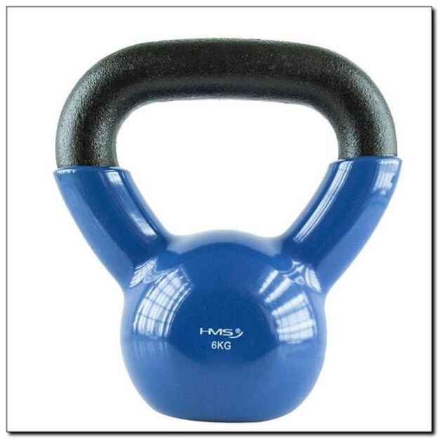 Blue HMS KNV06 cast iron kettlebell