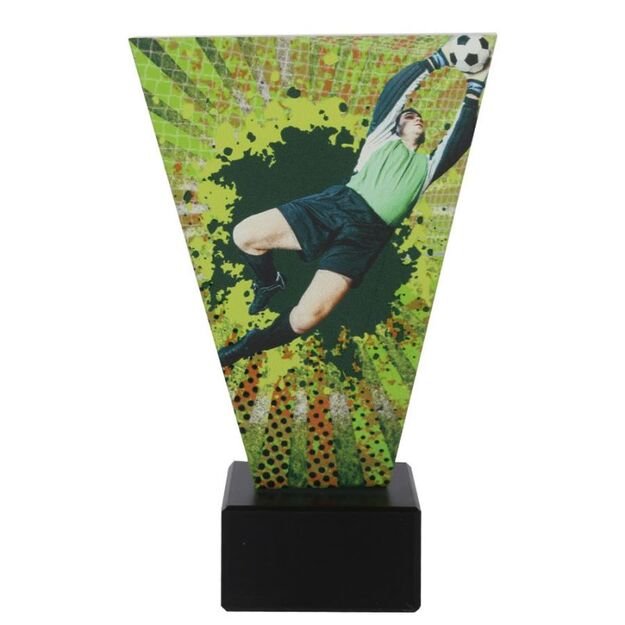 Glass football trophy Triumph