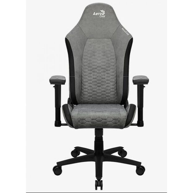 AEROCOOL CROWN AeroSuede Stone Gray armchair