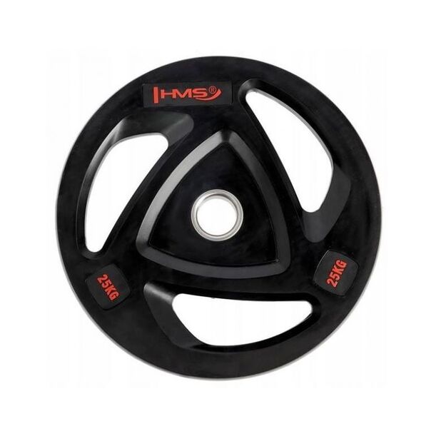 Rubber-coated Olympic plate 25 kg HMS TOX25