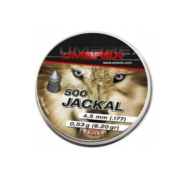 4.5 mm Umarex Jackal Pointed Ribbed pellets 500 pcs