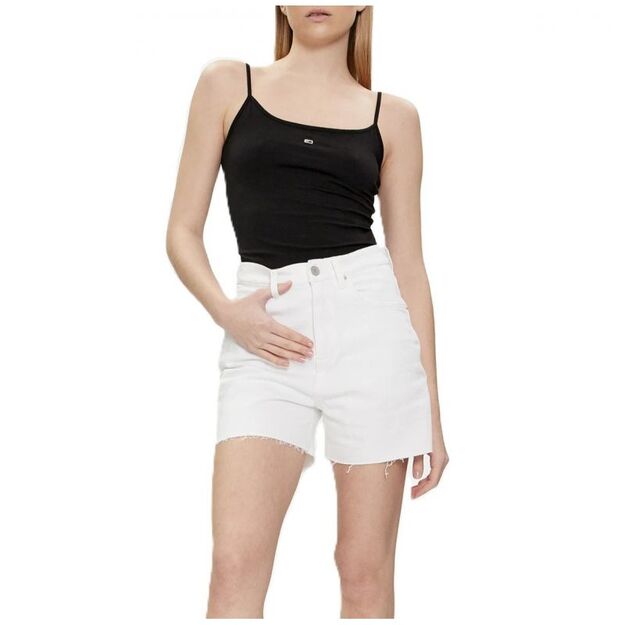 TOMMY JEANS WOMEN\ S MOM JEAN SHORTS