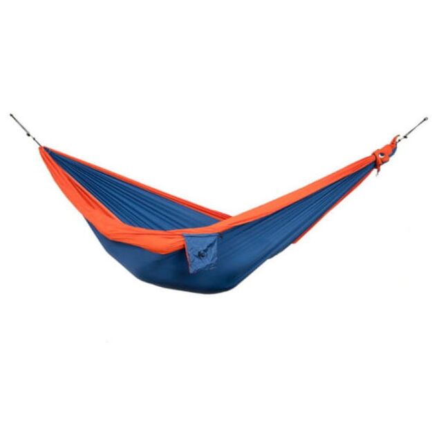 Ticket To The Moon King Size camping hammock navy blue and orange (TMK3935)