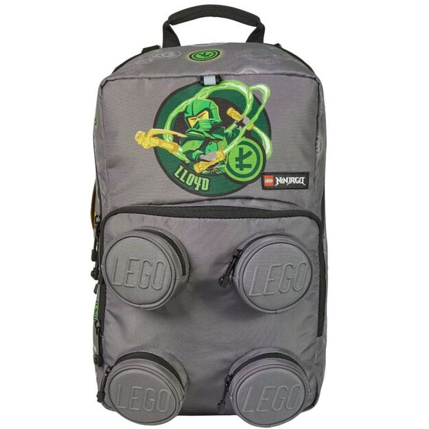 LEGO Ninjago Petersen School Backpack 20209-2501 Gray One size