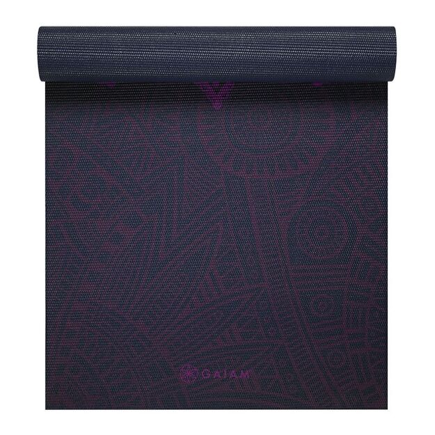 Gaiam Plum Sundial Yoga Mat 6 mm 62572