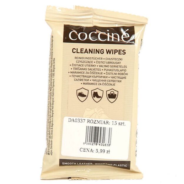 Coccine DA0337 shoe cleaning wipes