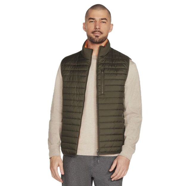 Skechers GO Shield Altitude Reversible Vest JA140-BROL Green L