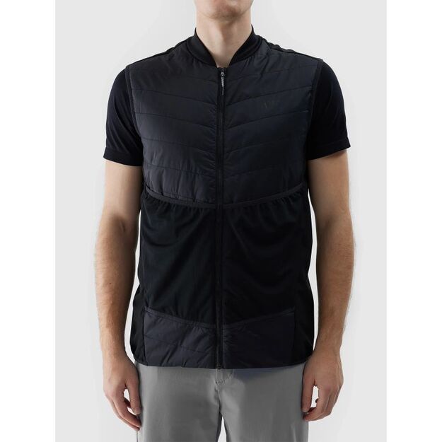 Men\ s trail running vest with primaloft black eco fill 4F