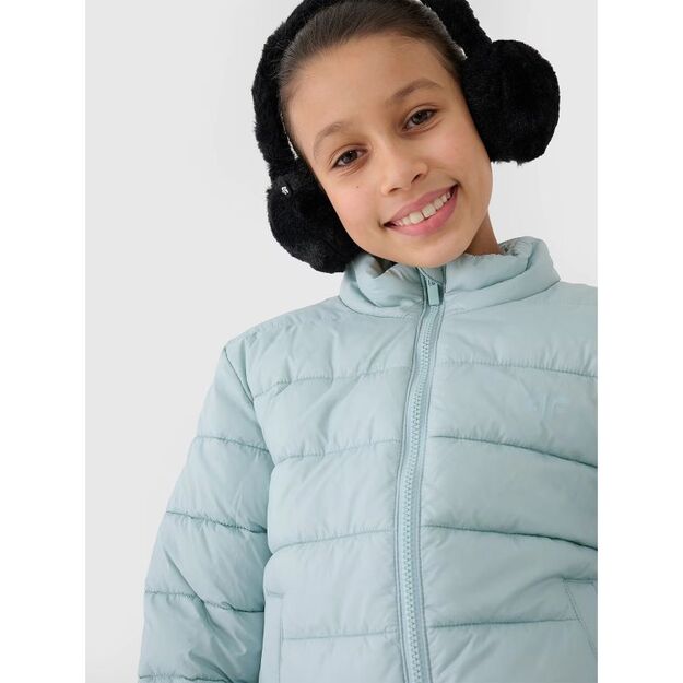 Girls\  down jacket with synthetic filling 4F 4FJWSS25TDJAF515-47S