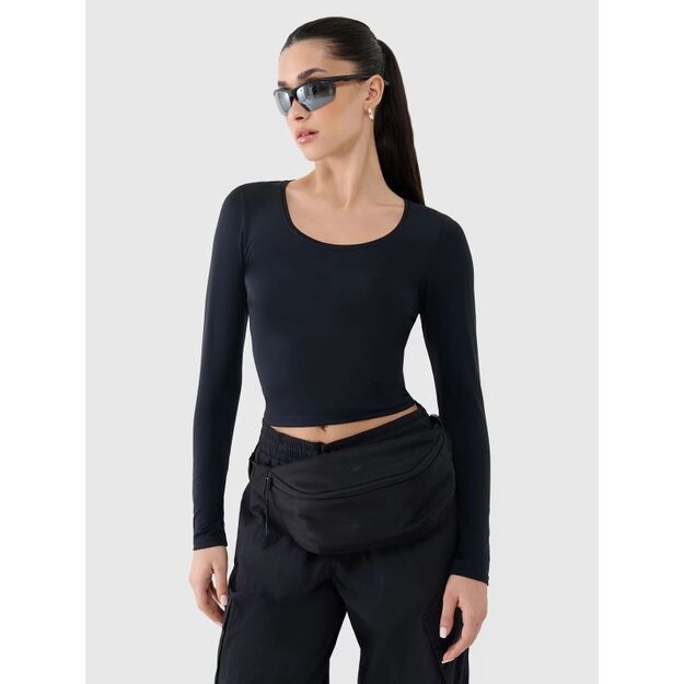 Longsleeve slim smooth women\ s 4F 4FRSS25TLONF511-20S