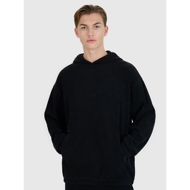 Men\ s sweatshirt with hood, open, 4F 4FRSS25TSWSM2181-20S