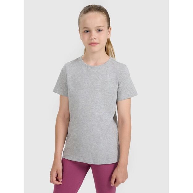 Girls\  plain T-shirt 4F 4FJWMM00TTSHF2332-25M