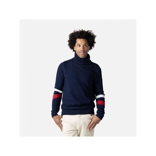 Rossignol Signature Rl Knit Navy Blue Sweater