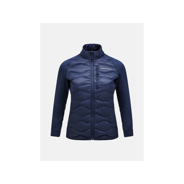 Peak Performance W Helium Down Hybrid Jacket Navy Blue