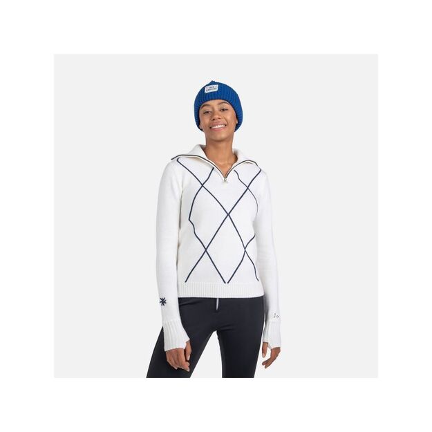 Rossignol W Jcc 1/2 Zip Sweater White