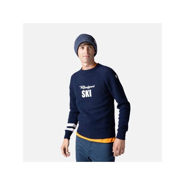 Rossignol Signature Rossignol Knit Navy Blue Sweater