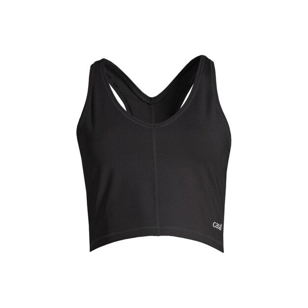 CASALL Sharp Back Sport Top black