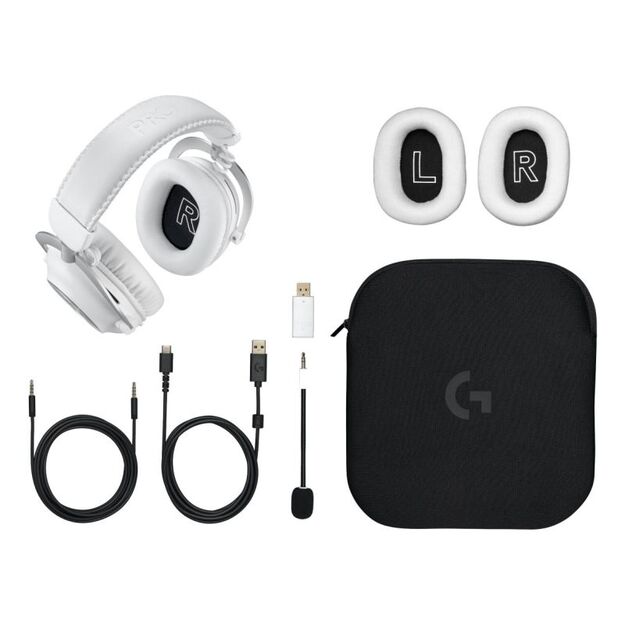 Logitech G Pro X2 Lightspeed Headphones White