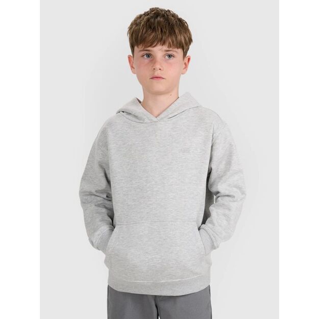 Boy\ s sweatshirt with hood, open, 4F 4FJWMM00TSWSM1860-25M