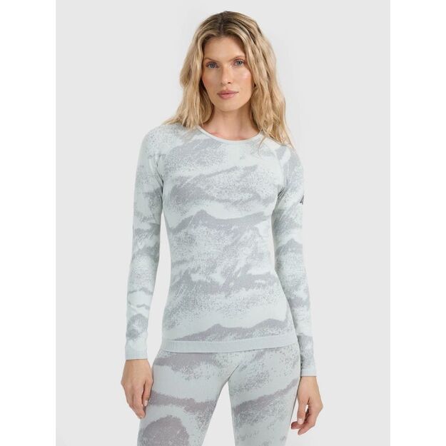 Women\ s seamless thermal underwear (top) 4F 4FWAW25USEAF208-34A