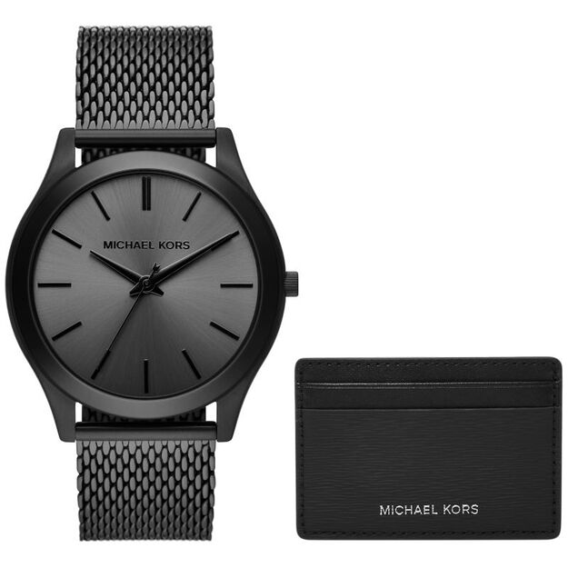 Men\ s Watch + Card Case MICHAEL KORS MK1085SET + BOX