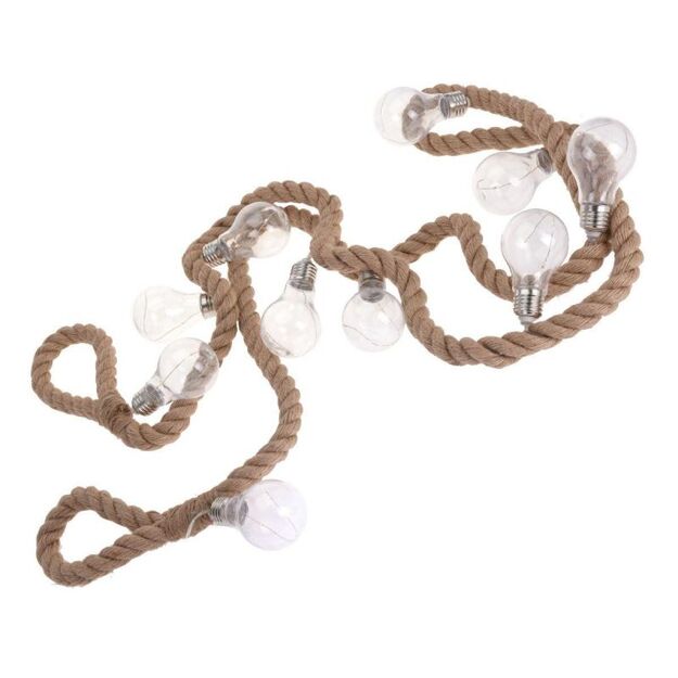 ROPE LIGHT 30LED 280 CM WARM WHITE JUTE