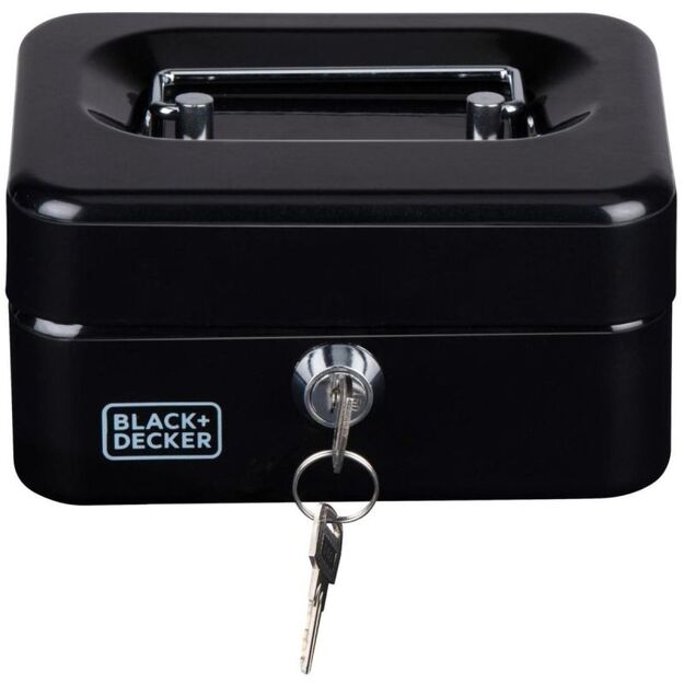 METAL CASE FOR MONEY AND DOCUMENTS 15x8x11.8 CM BLACK + DECKER