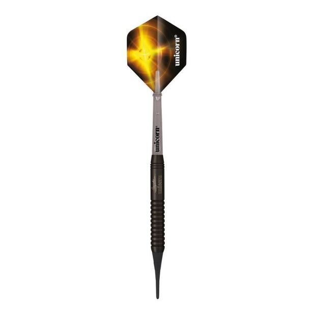Unicorn Black Brass soft tip darts - Gary Anderson 17g:23663