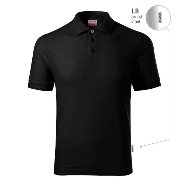 Malfini Reserve M MLI-R22LB black polo shirt