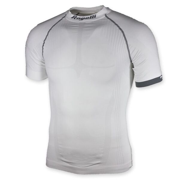 Rogelli sweatband short sleeve COMPRESSION white XL