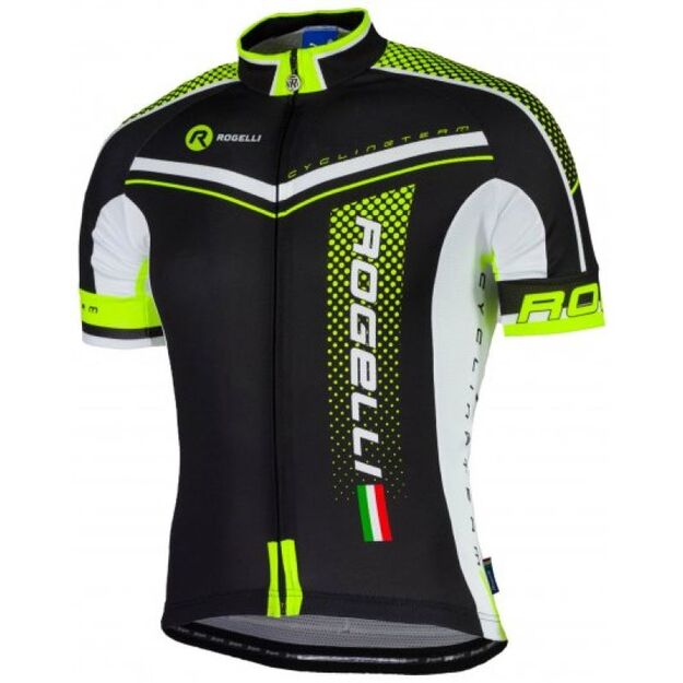 Rogelli t-shirt GARA MOSTRO black-fluorescent M