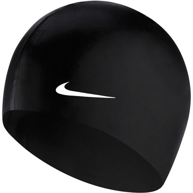 Nike Os Solid WM 93060-011 Black Swimming Cap 
