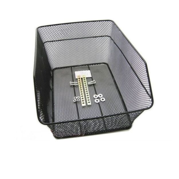 Bicycle basket - mesh, cut back