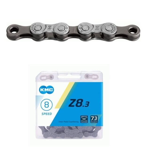 KMC Chain Z8.3 Silver Gray 114g BOX