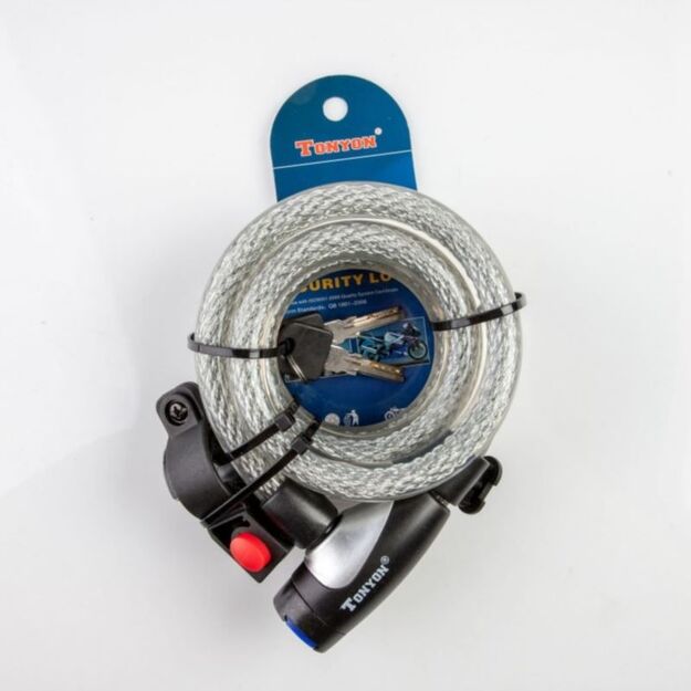 TONYON key clasp silver 15x1800mm