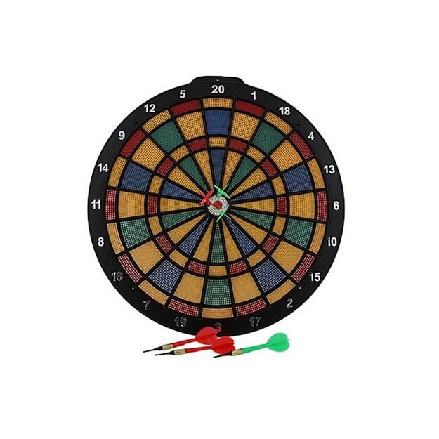 Plastic dartboard 40 cm + 6 darts BT26903/EBO01316