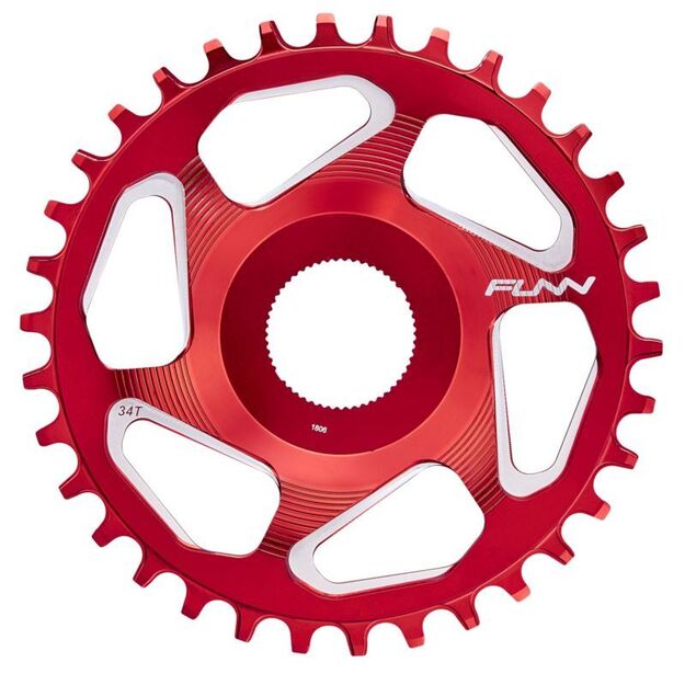 FUNN SOLO ES red 38T chainring