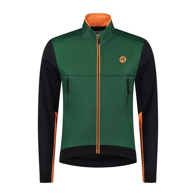 Rogelli winter jacket CADENCE green-black-orange S