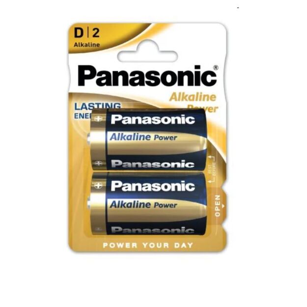 PANASONIC LR20 D batteries blister 2 pieces