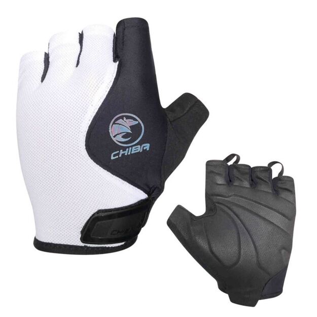 CHIBA LADY AIR PLUS gloves black and white S