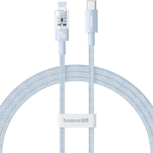 Baseus Gem USB C-IP Cable 20W 1m (Blue)