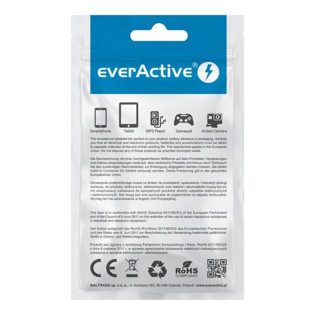 everActive CBS-1IB power cable (USB - Lightning  1m  black)