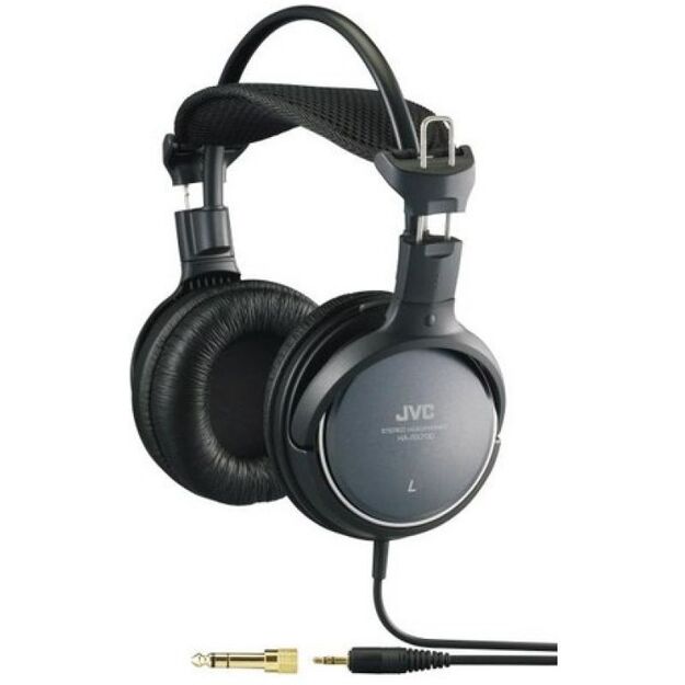JVC HAR-X700E Headphones (On-Ear, Black)