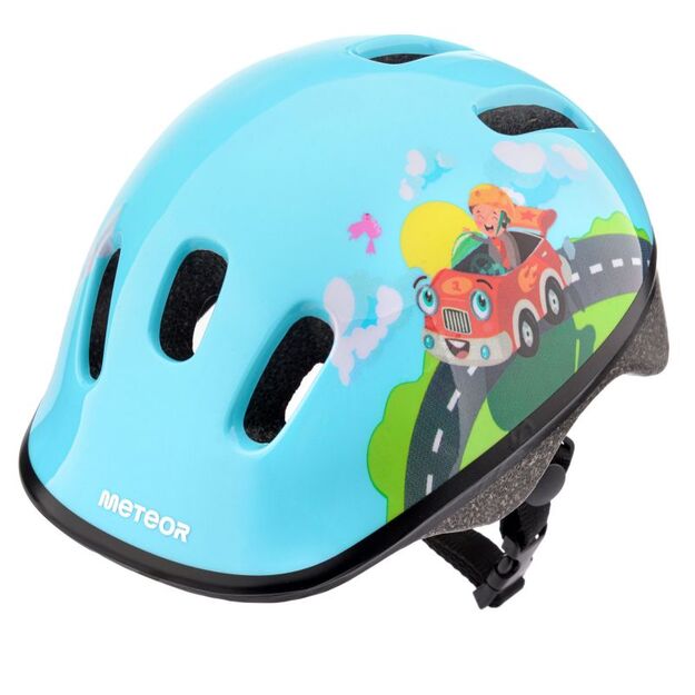Meteor KS06 Firefighter Jr. 17441 Bicycle Helmet, Size S 48-52 cm