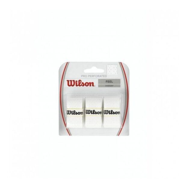 Wilson Pro Perforated Wraps 3 pcs white